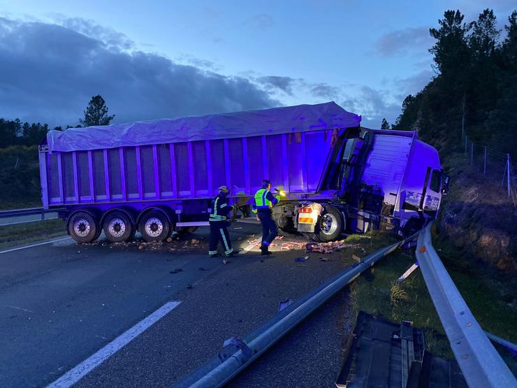 Accidente dun camión / Europa Press