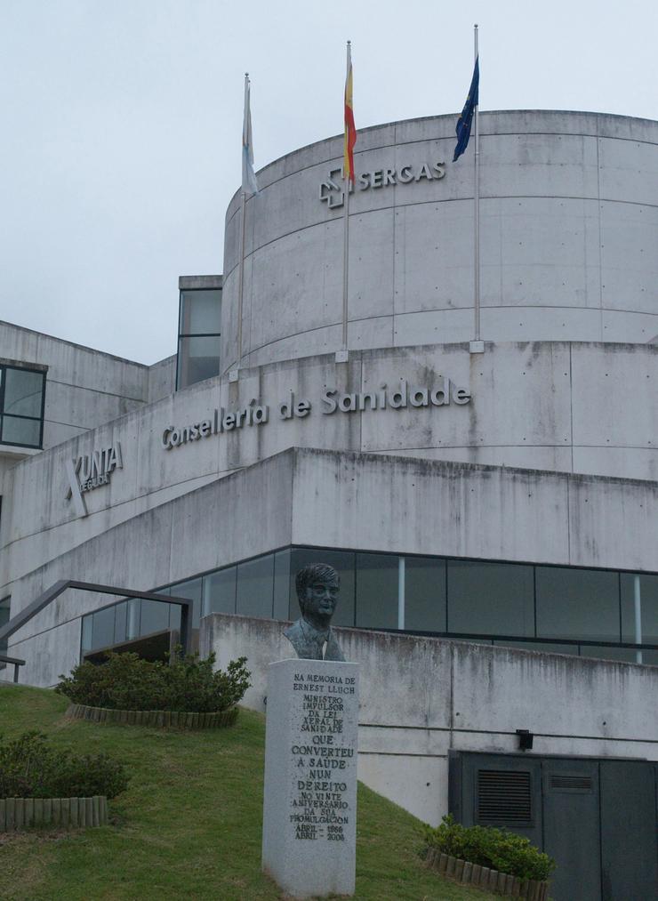 Arquivo - Exterior do edificio que acolle a Consellería de Sanidade de Galicia (A Coruña). EUROPA PRESS - Arquivo 