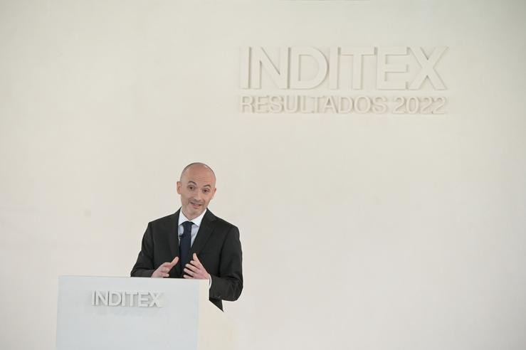 O conselleiro delegado de Inditex, Óscar García Maceiras 
