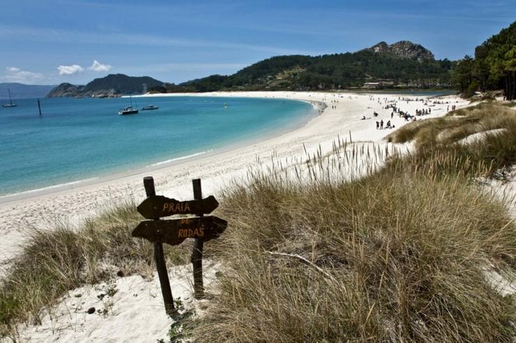 Praia de Rodas, nas Illas Cíes 