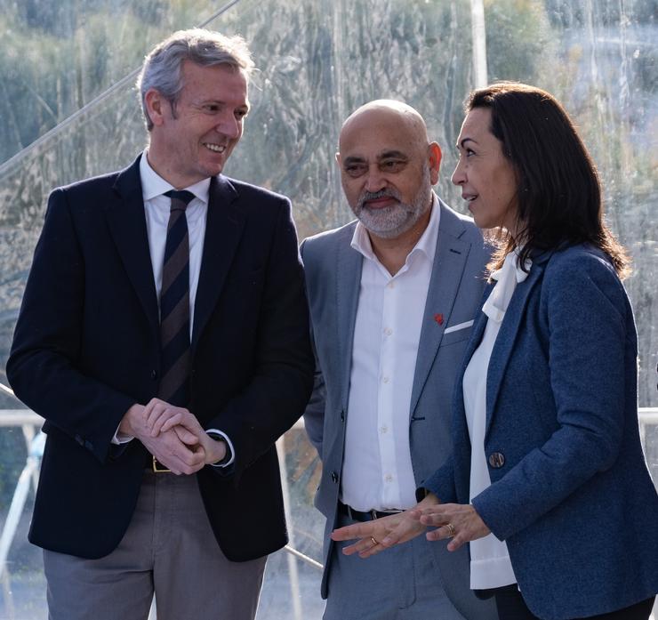 O presidente da Xunta, Alfonso Rueda, participa nun acto en Pontevedra 