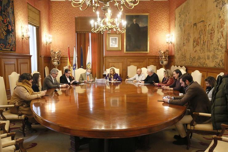 Xunta de goberno da Deputación de Pontevedra, que preside Carmela Silva.. RAFA ESTEVEZ/DEPUTACIÓN DE PONTEVEDRA / Europa Press