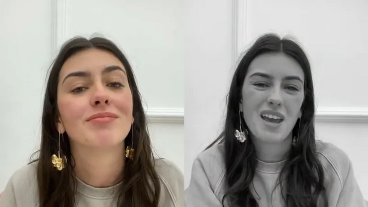 Laura no seu vídeo viral de TikTok - yasss.es