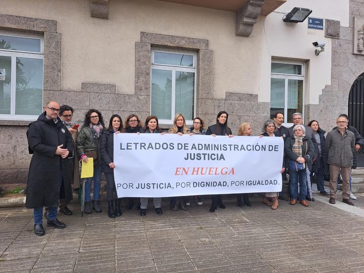 Protesta de letrados xudiciais / LETRADOS XUDICIAIS 