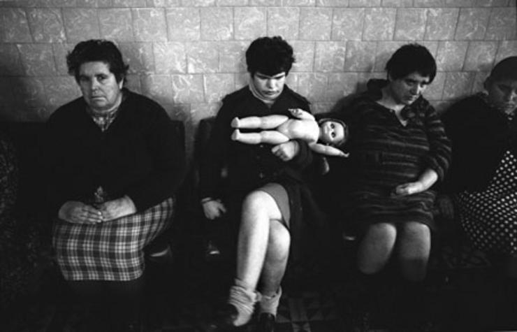 Mulleres ingresadas no hospital psquiátrico de Conxo en 1977 / iariodeunmedicodeguardia.blogspot.com