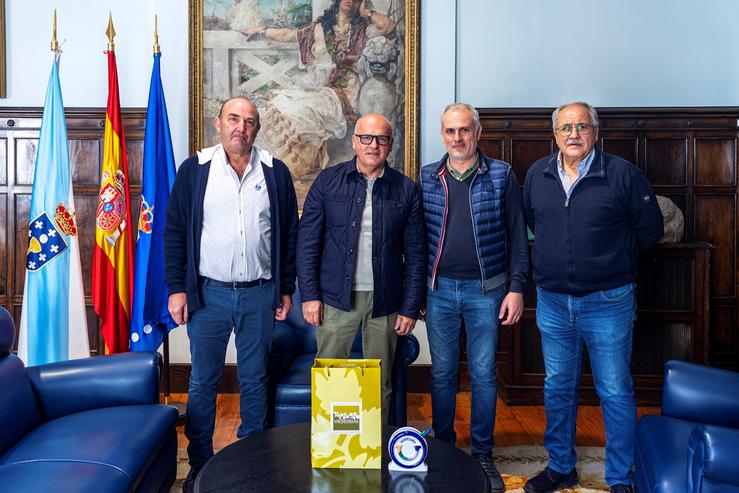 Reunión institucional da D.O. Valdeorras co Pte da Deputación de Ourense. Foto: Prensa CRDO Valdeorras.