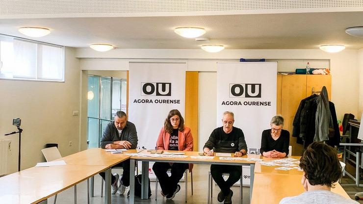 Presentación do proxecto político 'Agora Ourense'.. AGORA OURENSE 