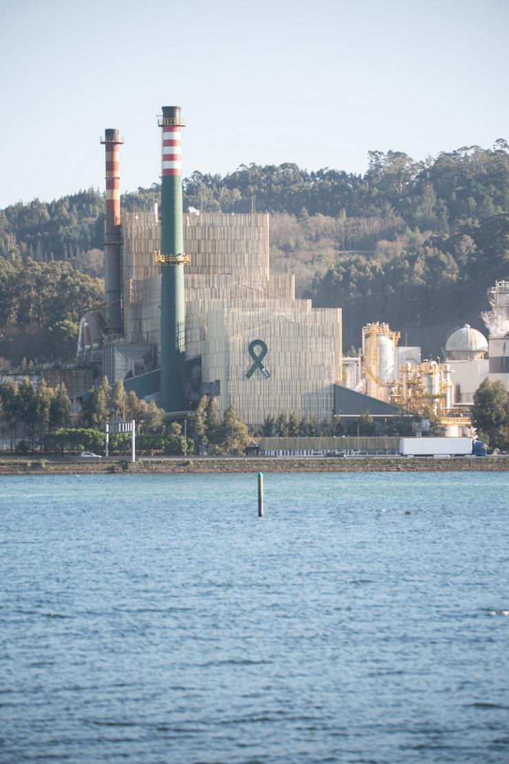 O complexo industrial de Ence na Ría de Pontevedra, a 7 de febreiro de 2023 / Gustavo de la Paz - Arquivo