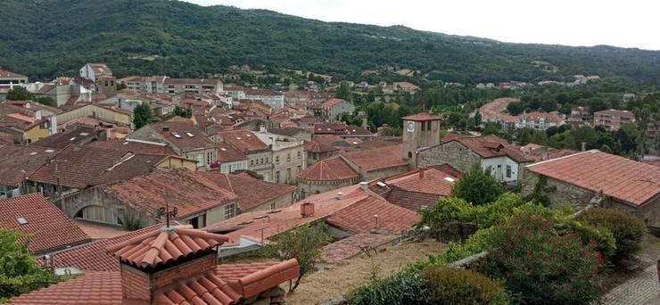 Vista de Allariz dende a zona do Castelo. Foto: Comunicación Concello de Allariz.