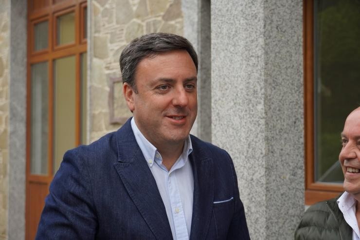 O secretario xeral do PSdeG, Valentín González  Formoso, en Cariño (A Coruña) / PSDEG - Europa Press