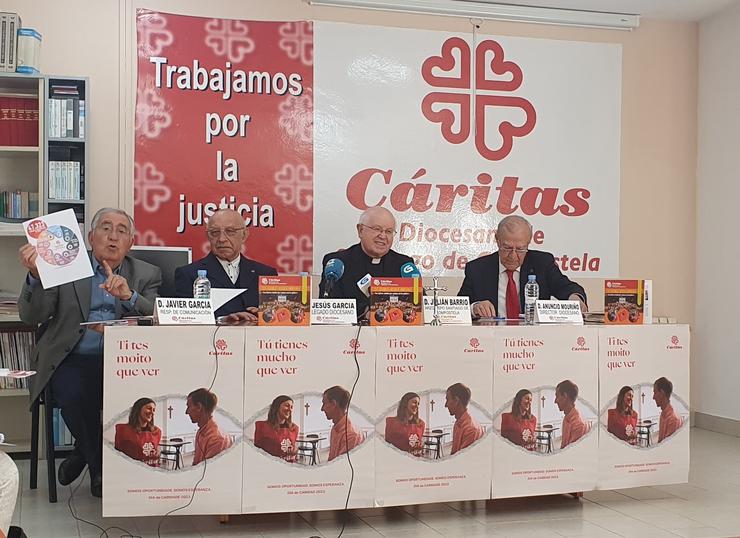 A organización católica Cáritas Diocesana de Santiago de Compostela presentou este mércores a memoria do ano 2022, onde destacaron a nova problemática que padece a diocese coas "camas quentes" e os "pisos pateras". NGC / Europa Press