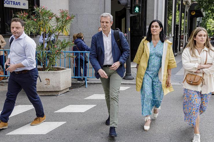 Rueda e Prado á chegada á xunta directiva do PP:. Carlos Luján - Europa Press 