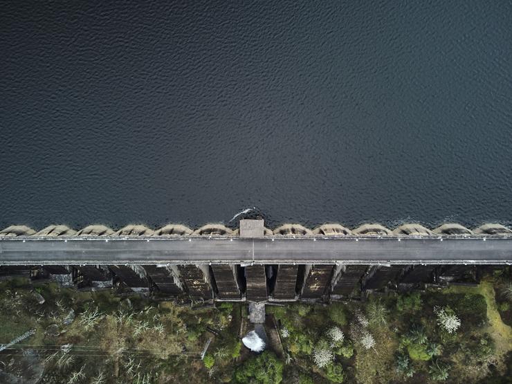 Arquivo - Vista aérea da presa de Prada desde a zona do Poboado de Prada, a 17 de abril de 2023, en Ourense, Galicia.. Agostime - Europa Press - Arquivo 