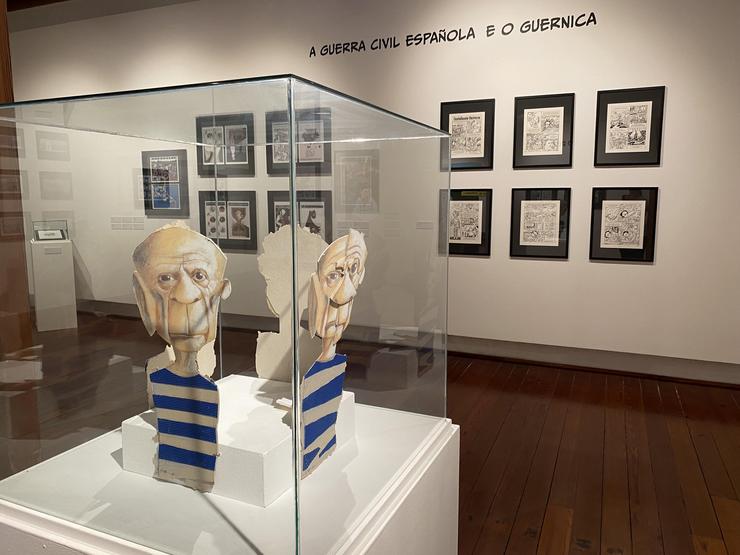 Exposición 'Picasso Protagonista', na sede de Afundación de Santiago de Compostela. 