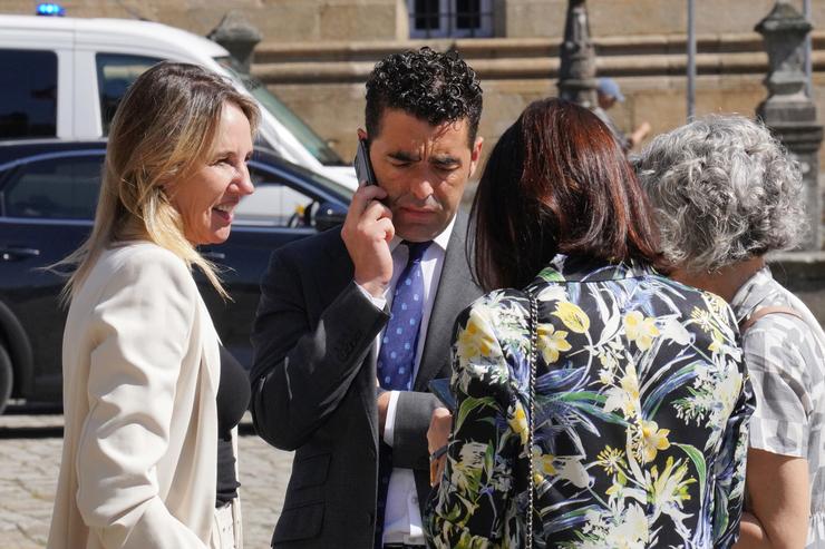 Luís López e Fernández-Tapias, antes da toma de posesión do Goberno galego, en Santiago.. Álvaro Ballesteros - Europa Press / Europa Press