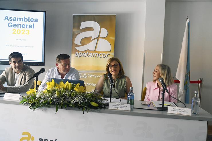 Visita Apetamcor Conselleira Promoción Emprego e Igualdade, Elena Rivo. RAMSÉS 