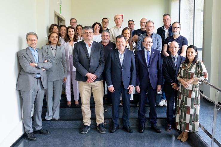 O conselleiro de Cultura, Educación, FP e Universidades, Román Rodríguez, reúnese coa Rede de Centros de Investigación do Sistema Universitario de Galicia 