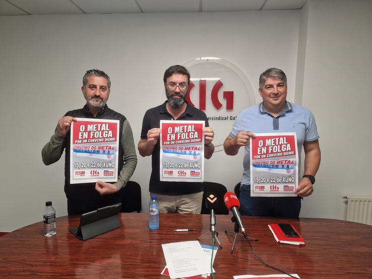 Sindicatos do Metal de Pontevedra convocan tres días de folga 