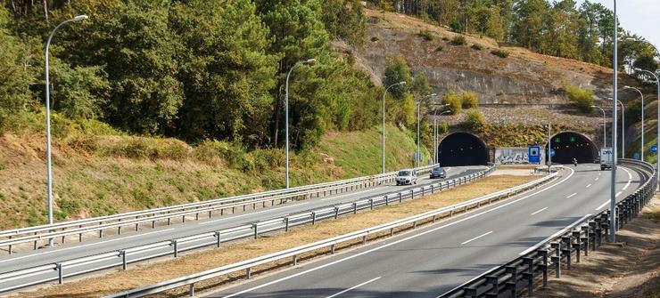 Túnel de Candeán, na AP-9. MITMA / Europa Press