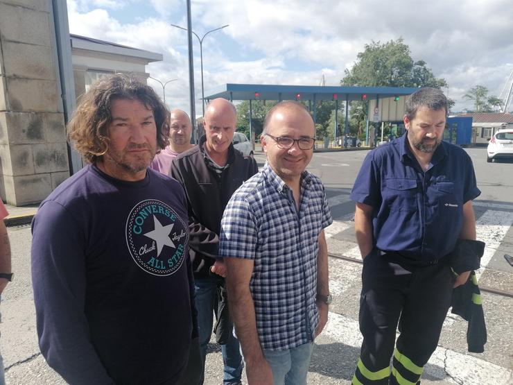 Representantes do comité de Navantia en Ferrol 