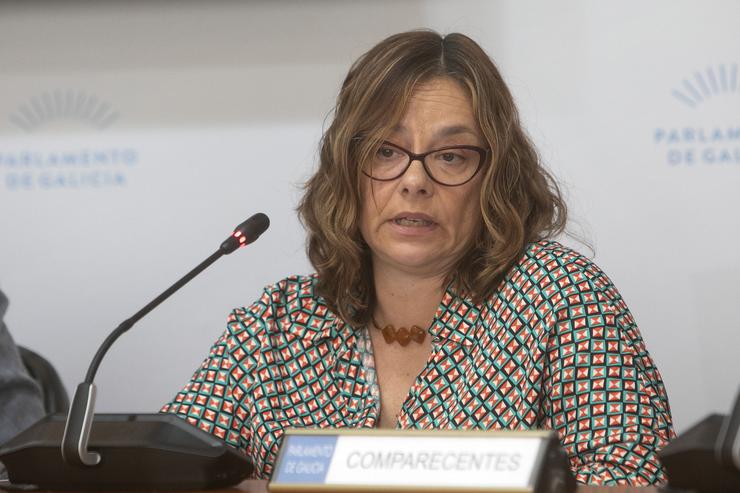 A directora da Axencia Tributaria de Galicia (ATRIGA), María Vitoria González, comparece no Parlamento / CONCHI PAZ - Europa Press