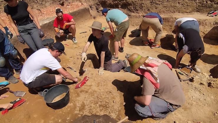 Escavación no xacemento das Gándaras de Budiño, no Porriño.. CONCELLO DO PORRIÑO / Europa Press