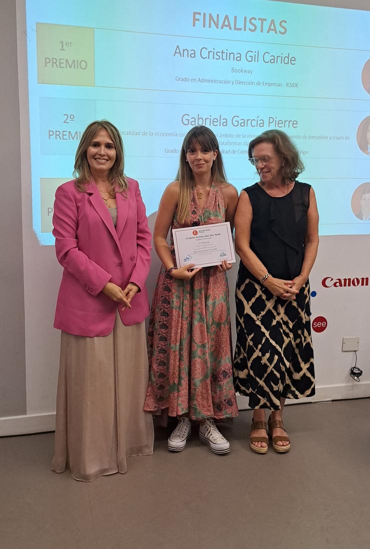 Gañadora do Premio Isaac Díaz Pardo do Colexio de Economistas de Pontevedra.. AFUNDACIÓN / Europa Press