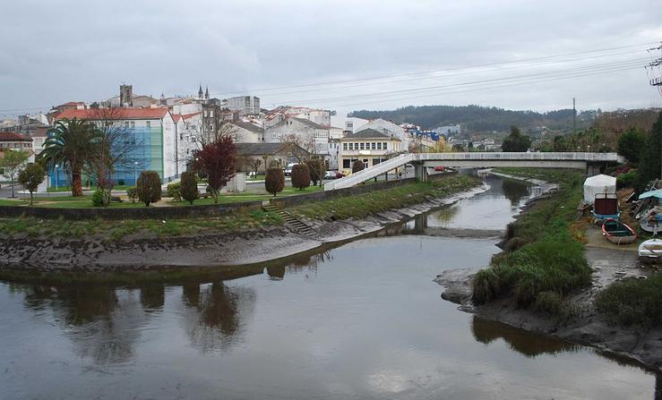 Rio Mendo en Betanzos / Wikipedia - Arquivo