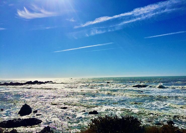 As ondas do mar de California