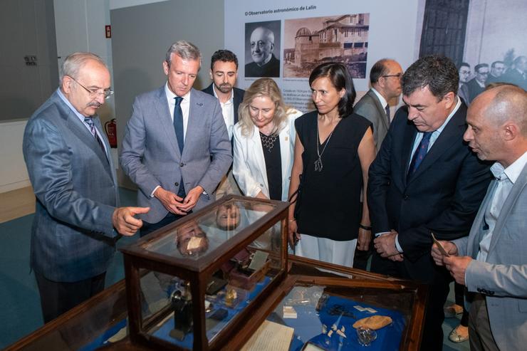 O presidente da Xunta, Alfonso Rueda, visita a exposición 