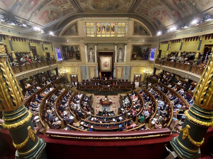 Hemiciclo do Congreso dos Deputados / Europa Press 