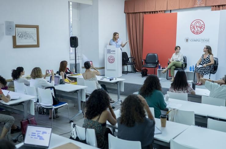 A secretaria de Estado de Igualdade  Ángela Rodríguez ?Pam?, no curso Desarmando a masculinidad: implicación dos homes nos coidados como estratexia de prevención de violencias, nos Cursos de Verán del Escorial. Alberto Ortega - Europa Press / Europa Press