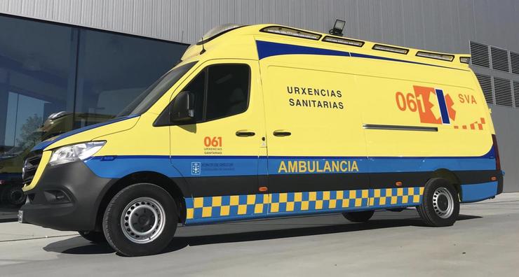 Ambulancia do 061-Urxencias Sanitarias de Galicia.. URXENCIAS SANITARIAS-061 / Europa Press