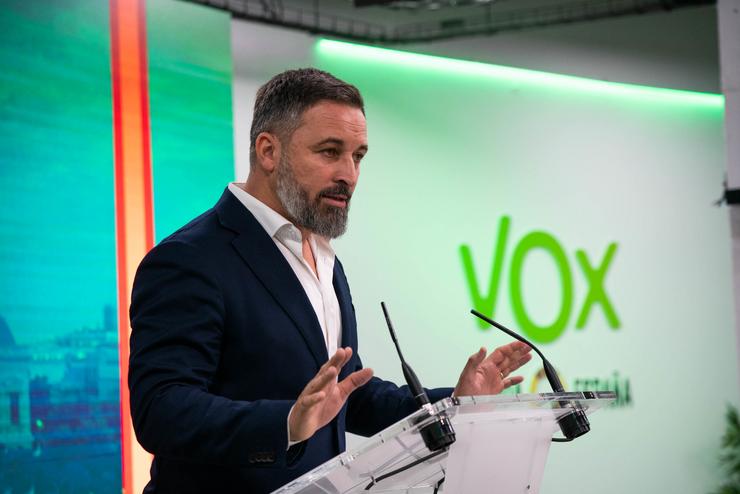 Arquivo - O líder de VOX, Santiago Abascal,. Matias Chiofalo - Europa Press - Arquivo / Europa Press