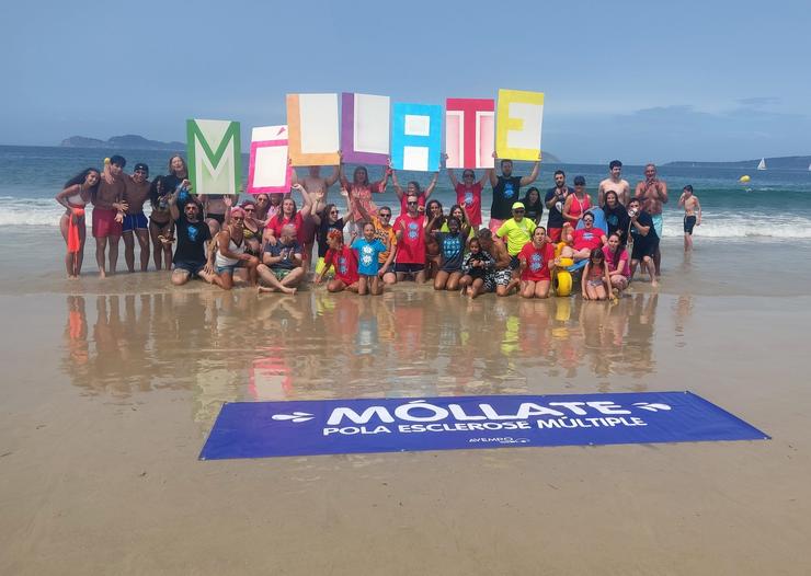 Móllate pola Esclorosis Múltiple na praia de Samil, en Vigo / AVEMPO