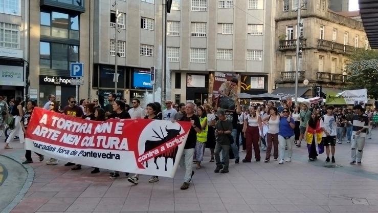 Manifestación da plataforma 