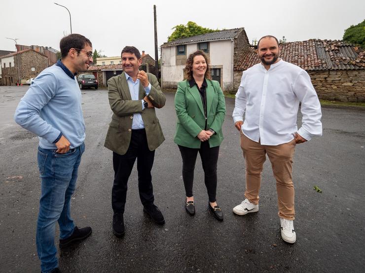 O delegado do Goberno en Galicia, Pedro Branco, visita Santa Comba. DELEGACIÓN DO GOBERNO EN GALICIA / Europa Press
