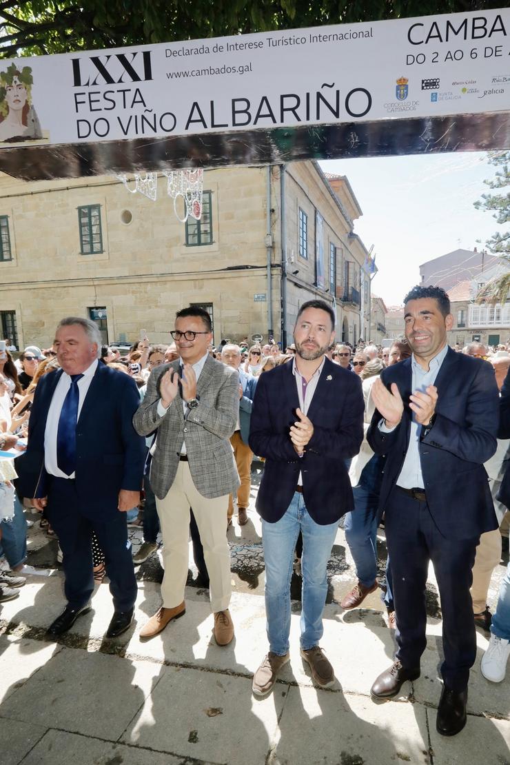 Inauguración da Festa do Albariño, en Cambados 