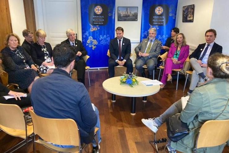 Encontro informal das delegacións dos países celtas no Primeiro Foro Celta 