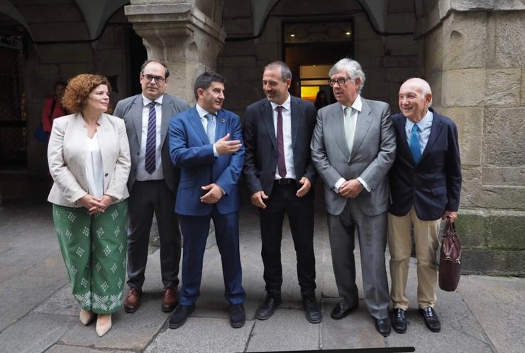 Reunión sobre o corredor atlántico en Santiago. DELEGACIÓN DO GOBERNO / Europa Press