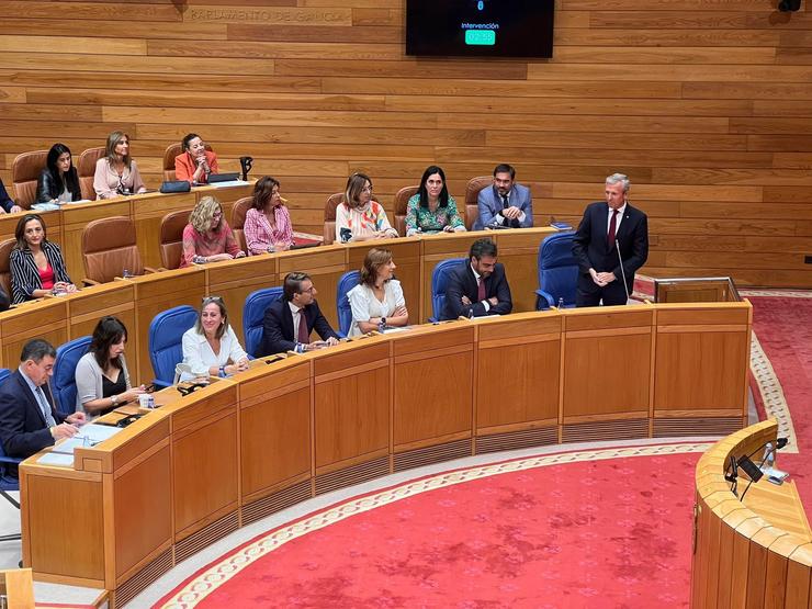 O presidente da Xunta, Alfonso Rueda 