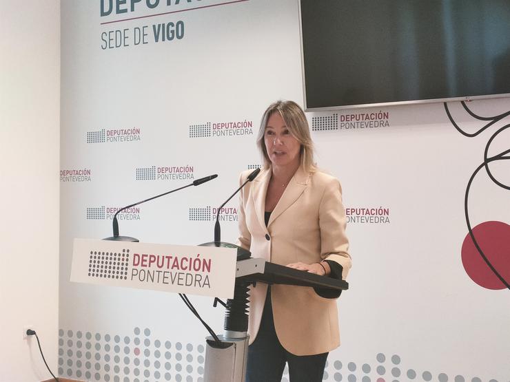 A vicepresidenta da Deputación de Pontevedra, Marta Fernández-Tapias. / Europa Press