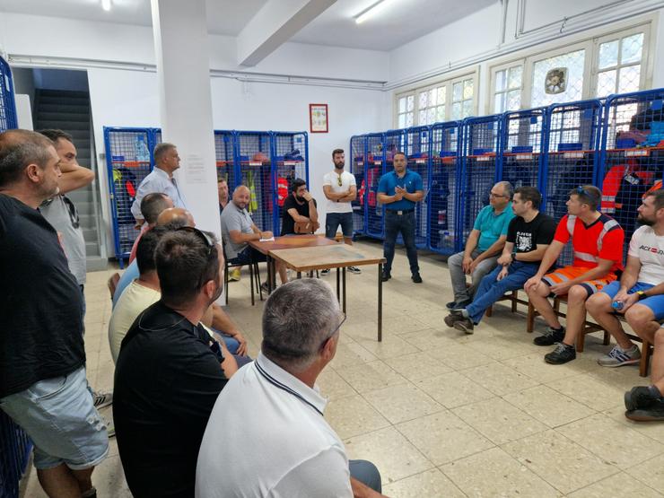 O coordinador xeral de CETM comprométese para resolver a situación dos estibadores eventuais do Porto de Vigo / CETM