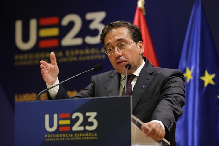 O ministro de Asuntos Exteriores, Unión Europea e Cooperación en funcións, José Manuel Albares /Carlos Castro - Europa Press