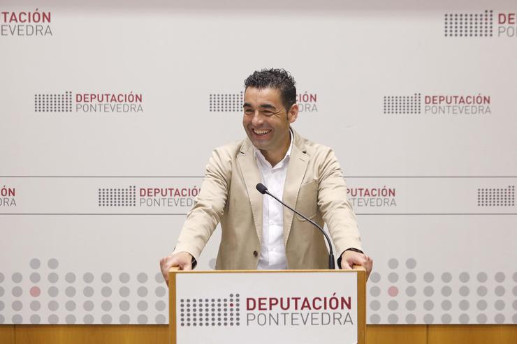 O presidente da Deputación de Pontevedra, Luís López.. RAFA ESTÉVEZ 