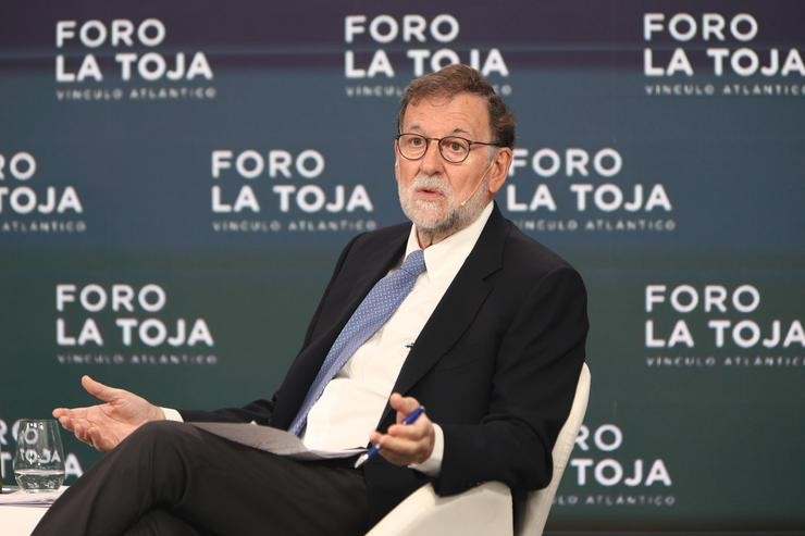 O expresidente do Goberno Mariano Rajoy participa no V Foro La Toja-Vínculo Atlántico, a 29 de setembro de 2023, na Illa da Toxa, O Grove / Agostime