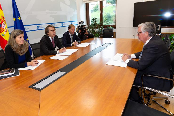 Reunión de Miguel Corgos coa CEG. XUNTA / Europa Press
