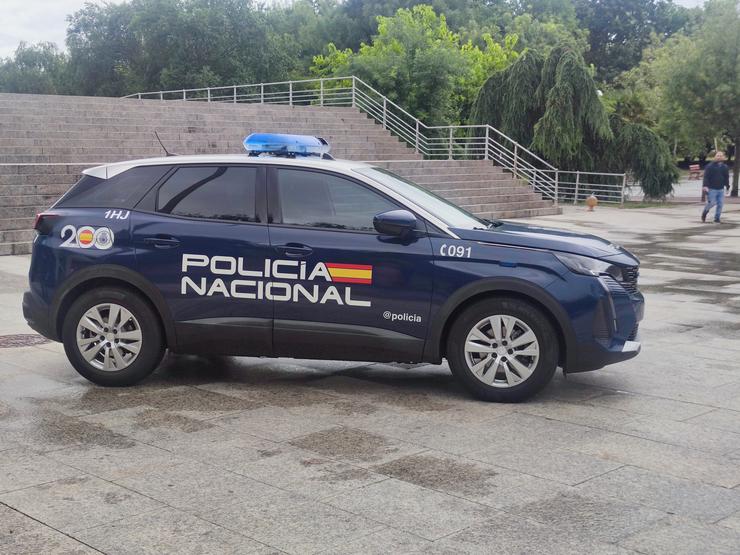 Imaxe dun coche da Policía Nacional.. POLICÍA NACIONAL