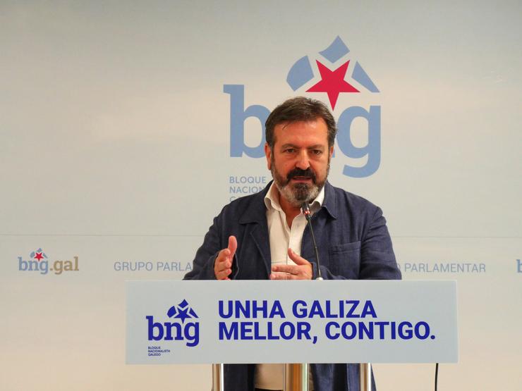 O deputado do BNG Luís Bará. BNG / Europa Press