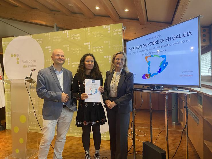 Presentación do informe de situación da pobreza en Galicia. / Europa Press